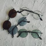 メタルフレームサングラス 99％UVカット ボストン型 | feu | 詳細画像18 