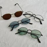 メタルフレームサングラス 99％UVカット ボストン型 | feu | 詳細画像2 