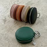 本革キーケース ミラー付きポーチ キーチャーム | feu | 詳細画像14