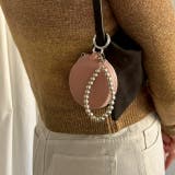 本革キーケース ミラー付きポーチ キーチャーム | feu | 詳細画像3