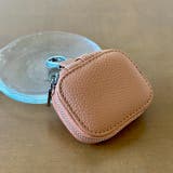 ブラウン | 本革キーケース キーチャーム ポーチ | feu