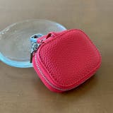 レッド | 本革キーケース キーチャーム ポーチ | feu