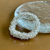 クリア | きらきら ヘアゴム ボリューム | feu