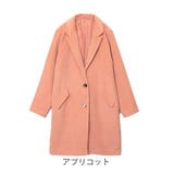アプリコット | フェイクウール 長袖 チェスターコート | A Happy Marilyn
