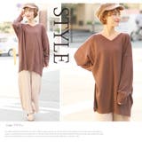 カシミアタッチ バックスリット開き チュニック | A Happy Marilyn | 詳細画像11 