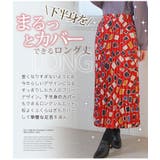 幾何学柄プリント アコーディオン プリーツスカート | A Happy Marilyn | 詳細画像3