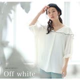 セーラー襟 麻ライク ブラウス | A Happy Marilyn | 詳細画像6