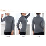 リッチタッチ 裏起毛 タートルネックカットソー | A Happy Marilyn | 詳細画像20