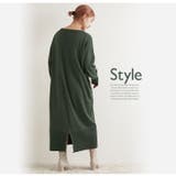 LAVEANGE カレッジロゴ ニットワンピース | A Happy Marilyn | 詳細画像7 