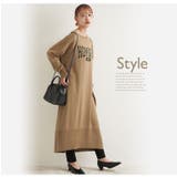 LAVEANGE カレッジロゴ ニットワンピース | A Happy Marilyn | 詳細画像9 