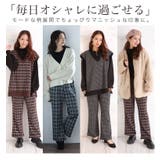 柄 カットジャガード フレアパンツ | A Happy Marilyn | 詳細画像12