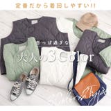 春寒に負けない 薄中綿 ブルゾン&ベスト | A Happy Marilyn | 詳細画像6