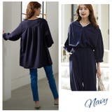 Rin デザインもサイズも組み合わせ自由カセット服 キーネックチュニック | A Happy Marilyn | 詳細画像14