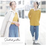 美人衿配色 リブ ポロシャツ | A Happy Marilyn | 詳細画像16