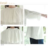 襟フリル ハーフスリーブ ブラウス | A Happy Marilyn | 詳細画像8