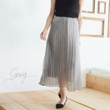 Rin ラメシアー アコーディオンプリーツスカート | A Happy Marilyn | 詳細画像18