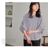 LUMFORLEproducedbyMy:nia ギンガム ボリュームスリーブブ… | A Happy Marilyn | 詳細画像13 