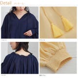 LUMFORLEproducedbyMy:nia シアーギャザー リボンブラウス | A Happy Marilyn | 詳細画像19 