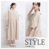 さらりっコットン100% ギャザー シャツワンピース | A Happy Marilyn | 詳細画像15