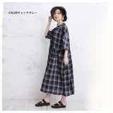 さらりっコットン100% ギャザー シャツワンピース | A Happy Marilyn | 詳細画像16