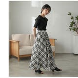 LUMFORLEproducedbyMy:nia チェック フレアスカート | A Happy Marilyn | 詳細画像13