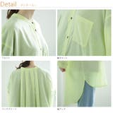 背中にゆとりを作った フレア ロングシャツ | A Happy Marilyn | 詳細画像8