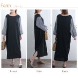 異素材 袖2way Iラインワンピース | A Happy Marilyn | 詳細画像7