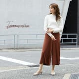 Rin シルキーポンチ ワイドパンツ | A Happy Marilyn | 詳細画像16