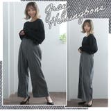 センターシーム カットヘリンボーン パンツ | A Happy Marilyn | 詳細画像7