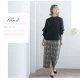 グレンチェック ニット タイトスカート | A Happy Marilyn | 詳細画像6 