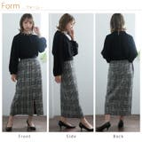 グレンチェック ニット タイトスカート | A Happy Marilyn | 詳細画像10 