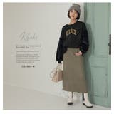 コーデュロイ風 起毛素材 ナロースカート | A Happy Marilyn | 詳細画像17