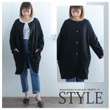 ゆるっとぽわんが可愛い コクーンジャケット 大きいサイズ | A Happy Marilyn | 詳細画像14