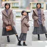 ニットモッサ セーラーカラー ミドルジャケット | A Happy Marilyn | 詳細画像11 