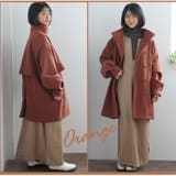 ライトフェイクウール Aライン ミドルコート | A Happy Marilyn | 詳細画像11