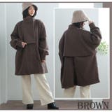 ライトフェイクウール Aライン ミドルコート | A Happy Marilyn | 詳細画像12