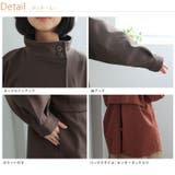 ライトフェイクウール Aライン ミドルコート | A Happy Marilyn | 詳細画像13