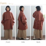 ライトフェイクウール Aライン ミドルコート | A Happy Marilyn | 詳細画像14