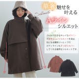 ライトフェイクウール Aライン ミドルコート | A Happy Marilyn | 詳細画像6