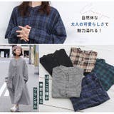 フランネルチェック タック フレアワンピース | A Happy Marilyn | 詳細画像5