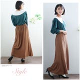 配色 ビッグ襟 リブトップス | A Happy Marilyn | 詳細画像7 