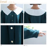 配色 ビッグ襟 リブトップス | A Happy Marilyn | 詳細画像8 