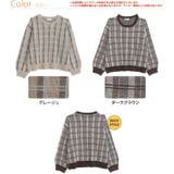 ジャガード チェック柄 ニット | A Happy Marilyn | 詳細画像2 