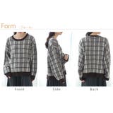 ジャガード チェック柄 ニット | A Happy Marilyn | 詳細画像10 