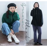 ハーフジップ 裏起毛 トップス大きいサイズ | A Happy Marilyn | 詳細画像17