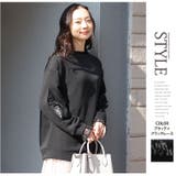 華やか袖の小顔魅せ 裏起毛 トレーナー | A Happy Marilyn | 詳細画像13