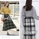 チェック フレア ロングスカート | A Happy Marilyn | 詳細画像8 