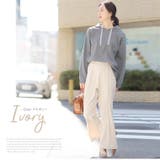 暖か裏起毛 センタープレス ストレートパンツ | A Happy Marilyn | 詳細画像16