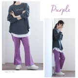 暖か裏起毛 センタープレス ストレートパンツ | A Happy Marilyn | 詳細画像18