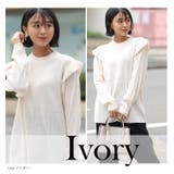 肩フリル付き モックネック ニット | A Happy Marilyn | 詳細画像8